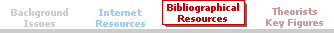 Navigation Bar: Bibliographical Resources